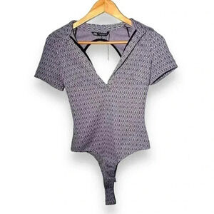 NWOT ZARA BODYSUIT WITH CUTOUT BACK  XS
